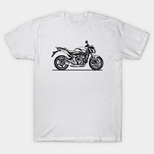 Hornet CB600F 2011 Motorcycle Sketch Art T-Shirt